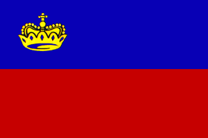 Флаг Лихтенштейна
