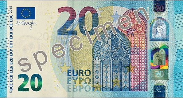 новые 20 евро