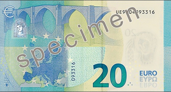 новые 20 евро