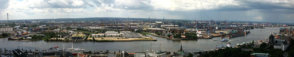 морской порт Гамбурга