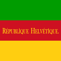 флаг времён Гельветической Республики 1798-1803