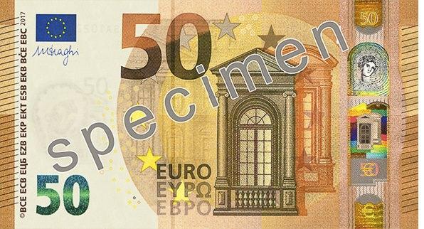 новые 50 евро