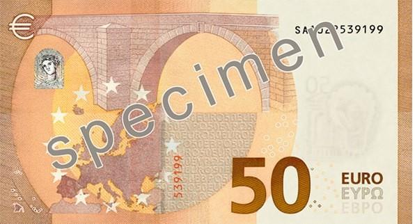 новая купюра 50 евро