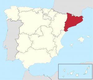 карта Каталонии