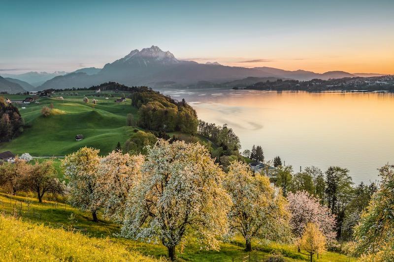 Весна в Швейцарии