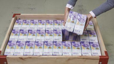 банкноты 1000 франков