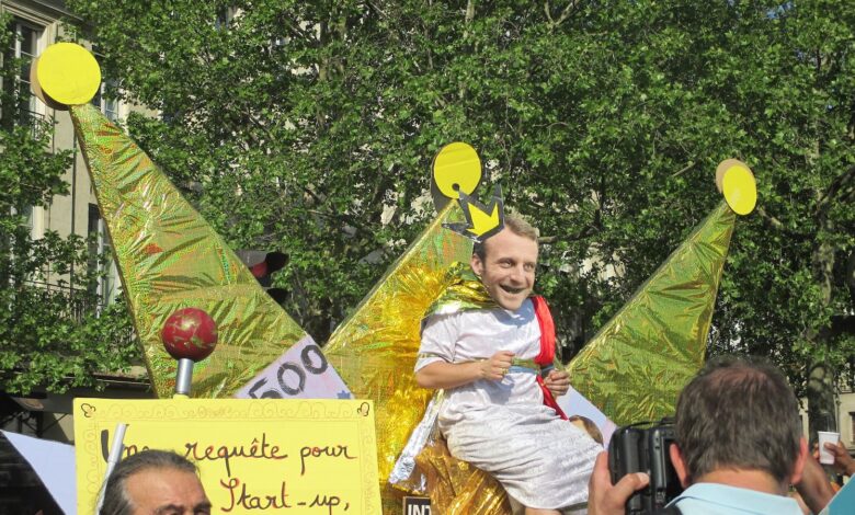 непопулярный Макрон